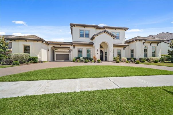 Attached, Backyard, Exterior, Facade, Mediterranean