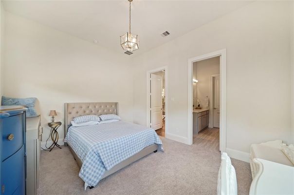 Bedroom, Interior, Pendant Lights