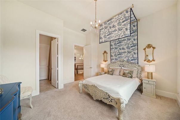 Bedroom, Chandelier, Interior, Pendant Lights