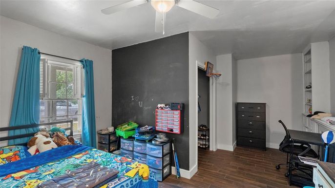 Bedroom, Home Office, Interior, Wood Texture Flooring