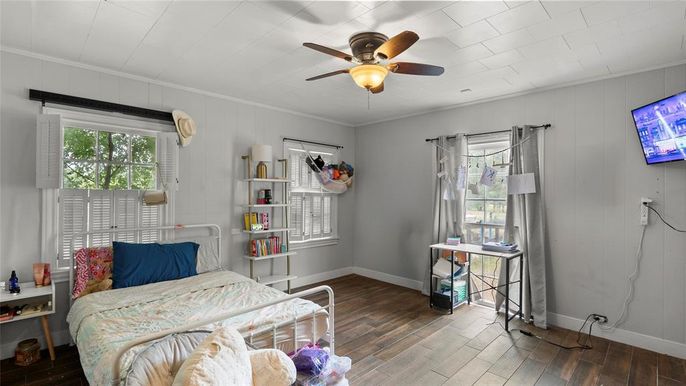 Bedroom, Interior, Wood Texture Flooring