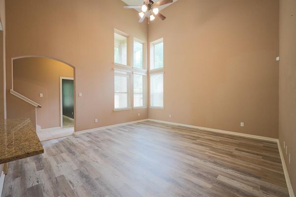 Empty room, Interior, Wood Texture Flooring