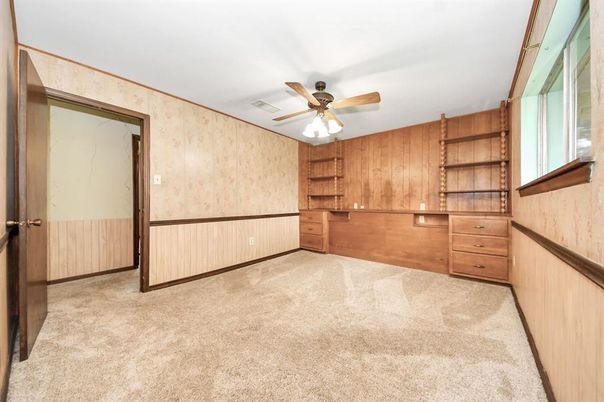 Empty room, Interior, Wooden Walls