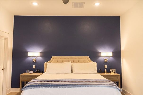 Bedroom, Interior, Recessed Lighting