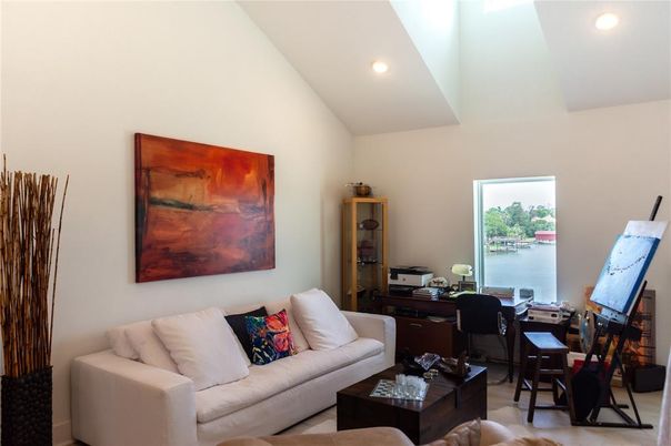 Home Office, Interior, Living room, Recessed Lighting