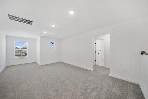 Empty room, Interior, Recessed Lighting