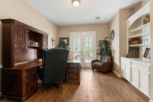 Home Office, Interior, Wood Texture Flooring