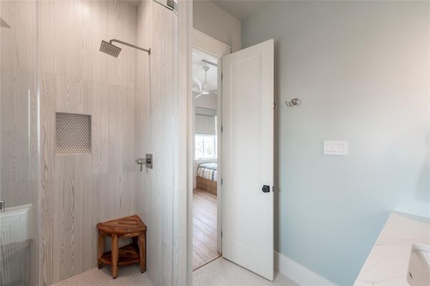 Bathroom, Interior, Wood Texture Flooring