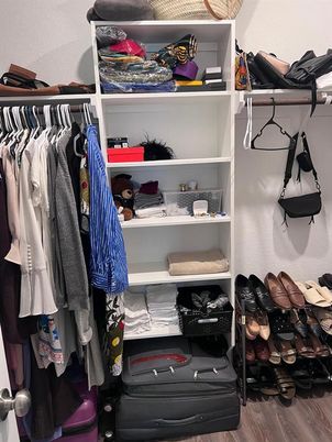 Interior, Walk-in Closets, Wood Texture Flooring