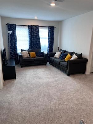 Interior, Living room, Recessed Lighting