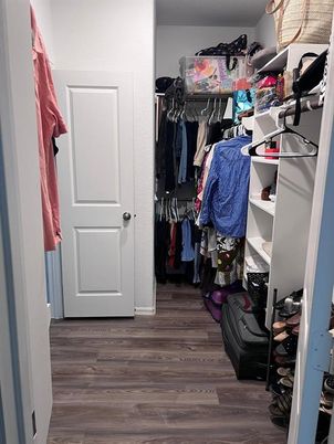 Interior, Walk-in Closets, Wood Texture Flooring