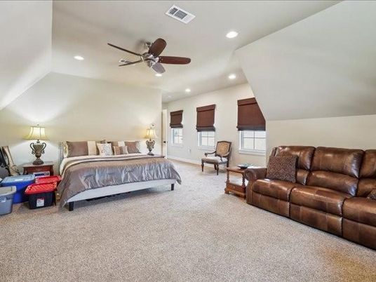 Bedroom, Interior, Recessed Lighting