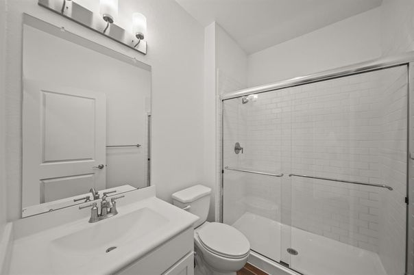 Bathroom, Glass Shower, Interior