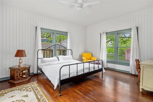 Bedroom, Interior, Wood Texture Flooring