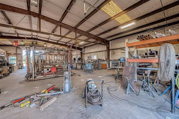 Fitness Equipment, Interior, Wooden Beams