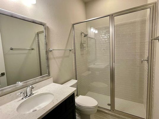 Bathroom, Glass Shower, Interior