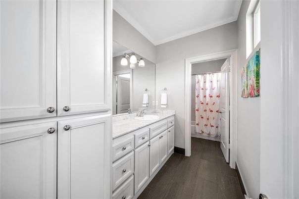 Bathroom, Interior, Wood Texture Flooring