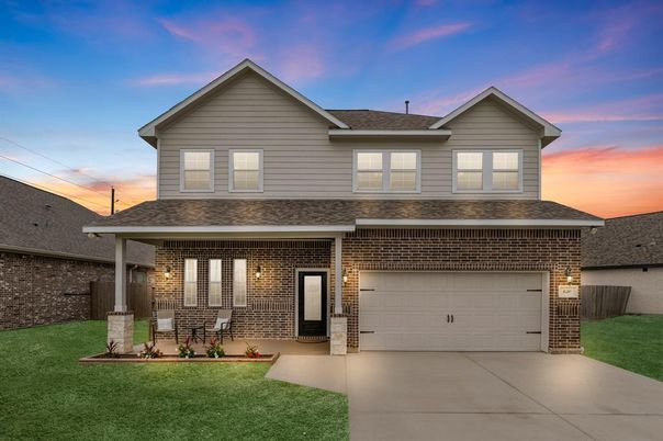 Attached, Exterior, Facade, Brick Facade, American Craftsman