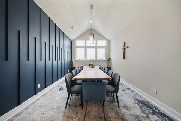 Dining room, Interior, Pendant Lights