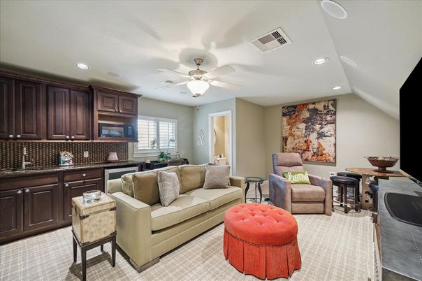Dining room, Interior, Kitchen, Living room, Recessed Lighting