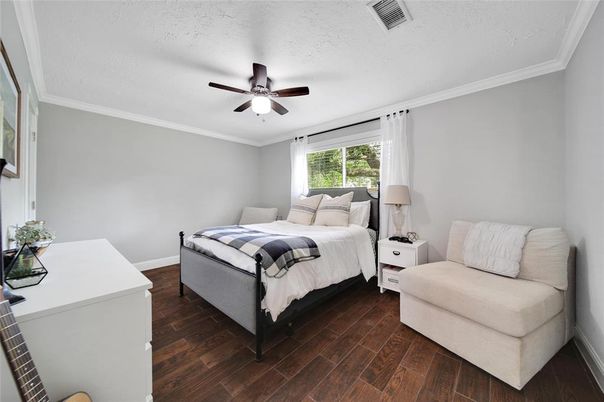 Bedroom, Interior, Wood Texture Flooring