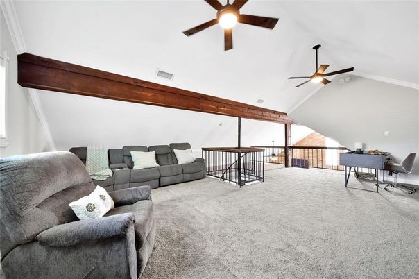 Interior, Living room, Wooden Beams