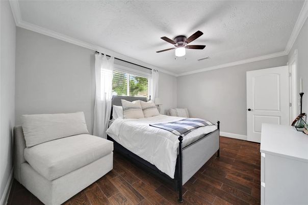 Bedroom, Interior, Wood Texture Flooring