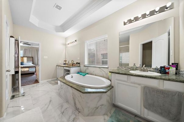 Bathroom, Dual Sink Vanities, Interior, Marble