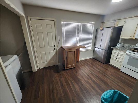 Interior, Kitchen, Wood Texture Flooring