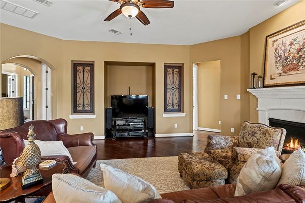 Fireplace, Interior, Living room, Wood Texture Flooring