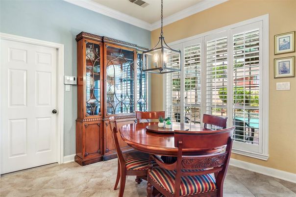 Dining room, Interior, Pendant Lights