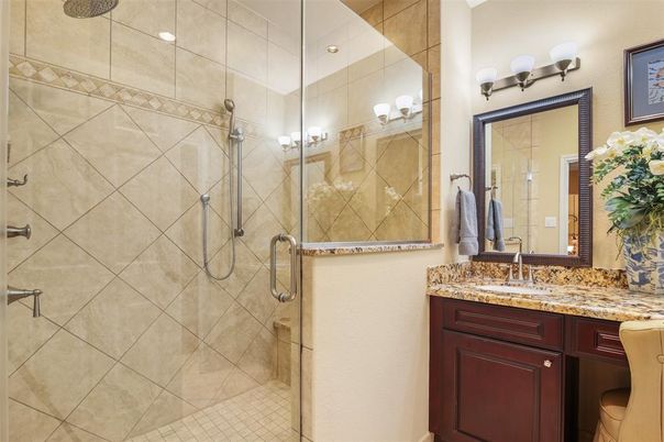 Bathroom, Glass Shower, Interior