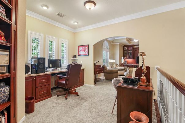 Home Office, Interior, Recessed Lighting