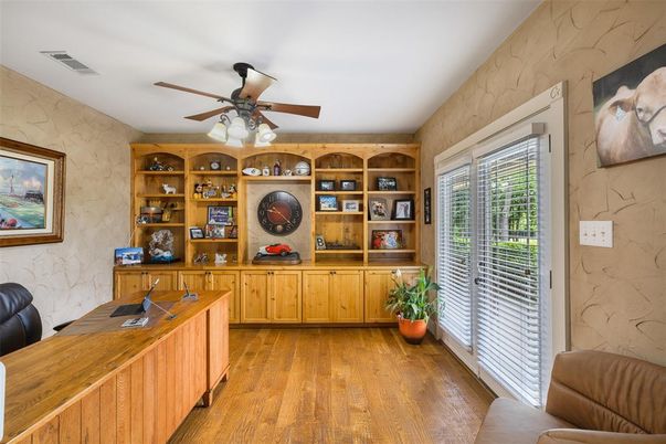 Home Office, Interior, Wood Texture Flooring