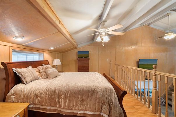Bedroom, Interior, Wood Texture Flooring, Wooden Walls
