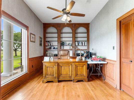 Home Office, Interior, Wood Texture Flooring