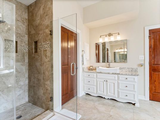 Bathroom, Glass Shower, Interior