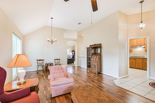 Chandelier, Dining room, Interior, Pendant Lights, Wood Texture Flooring