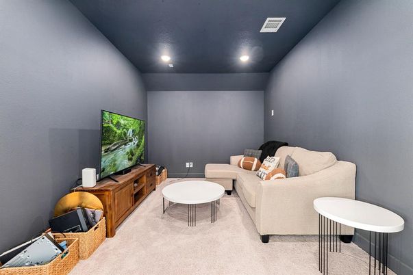 Interior, Living room, Recessed Lighting