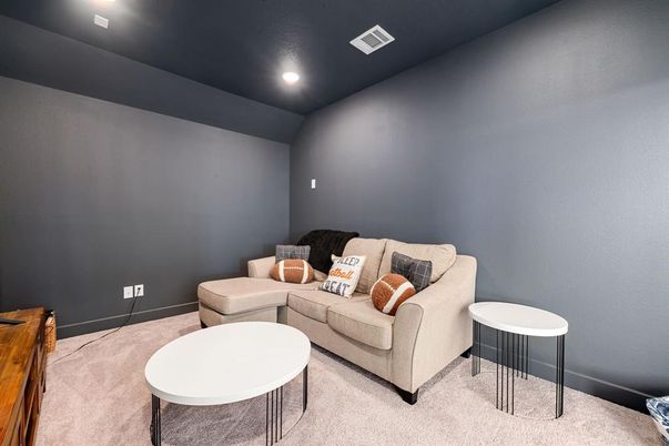 Interior, Living room, Recessed Lighting