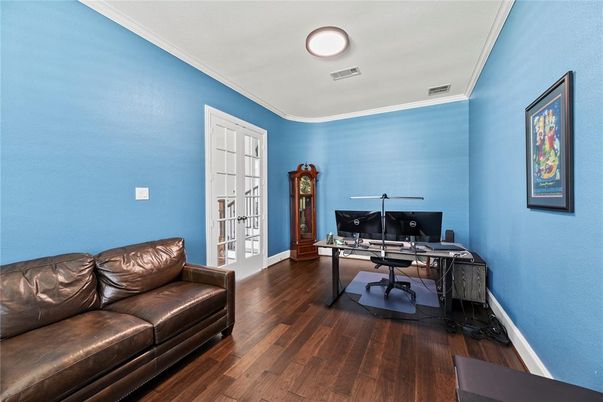 Home Office, Interior, Wood Texture Flooring
