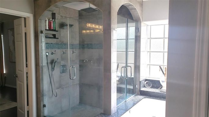 Bathroom, Glass Shower, Interior