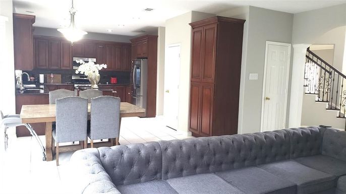 Dining room, Interior, Kitchen, Pendant Lights, Recessed Lighting