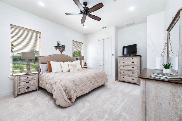 Bedroom, Interior, Recessed Lighting