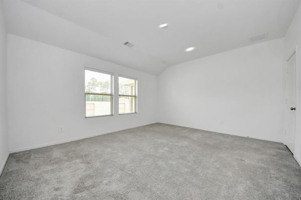 Empty room, Interior, Recessed Lighting