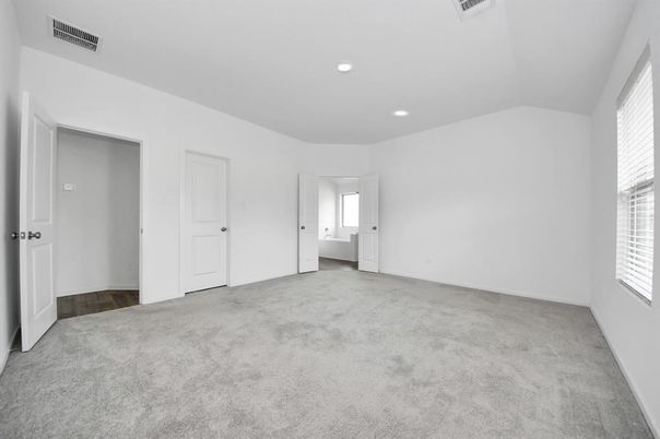 Empty room, Interior, Recessed Lighting