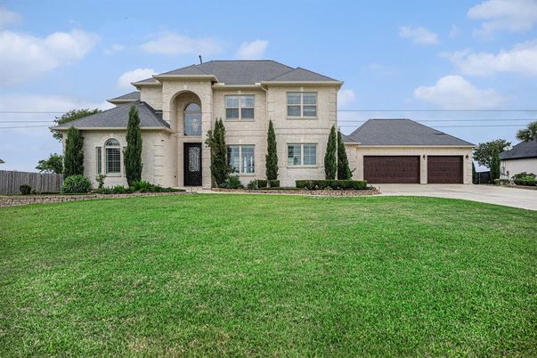 Attached, Backyard, Exterior, Facade, French Provincial