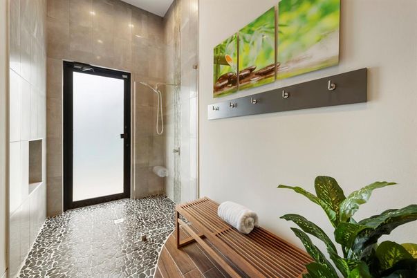 Bathroom, Glass Shower, Interior