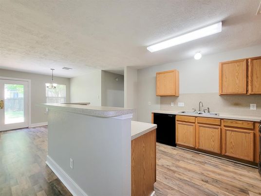 Interior, Kitchen, Wood Texture Flooring