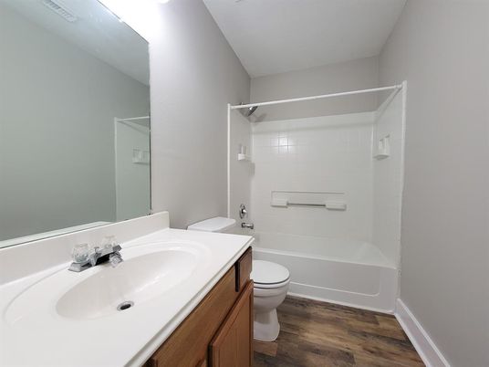 Bathroom, Interior, Wood Texture Flooring